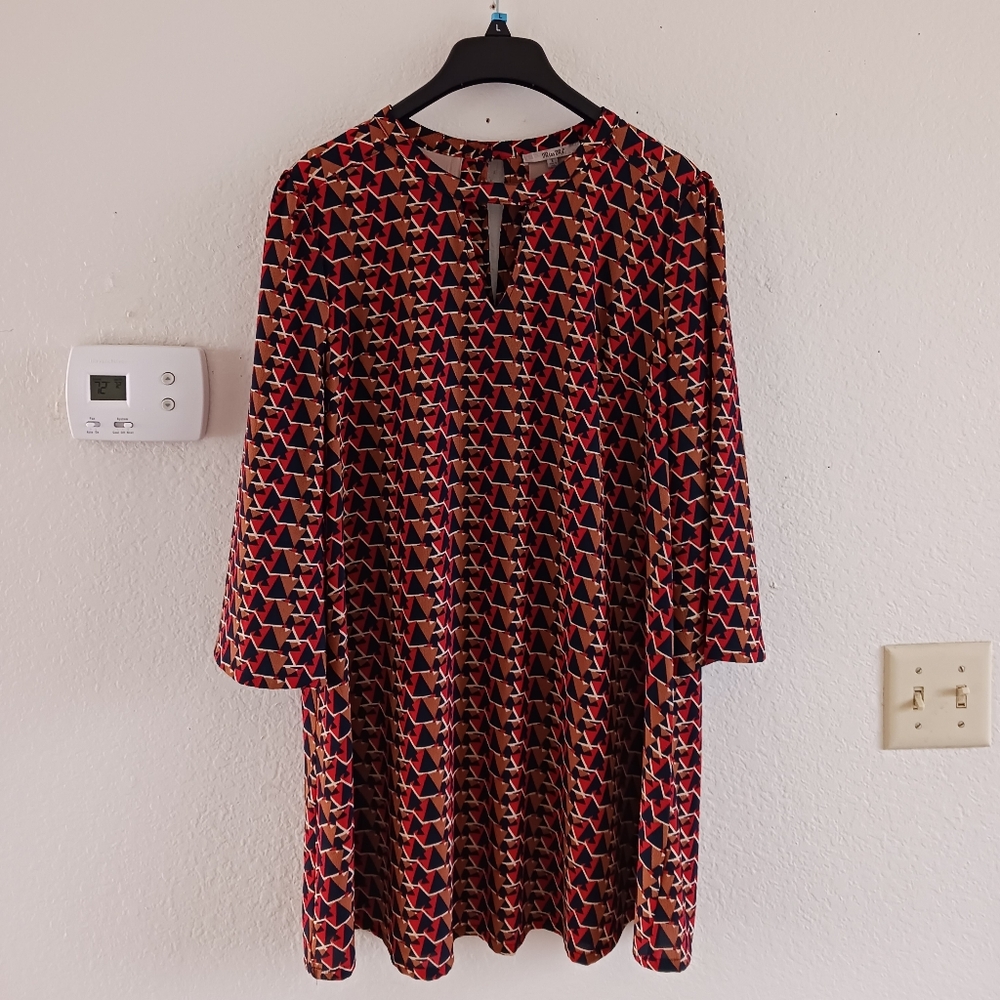 Miss Me Geo Pattern Mini Dress - Picture 3 of 6